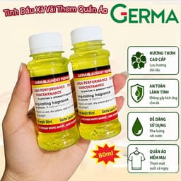 Tinh Dầu Giặt Xả Vải Thơm Quần Áo Đậm Đặc 80ml GERMA – Hương Sang Trọng, Giữ Mùi Bền Lâu Sau Giặt 1