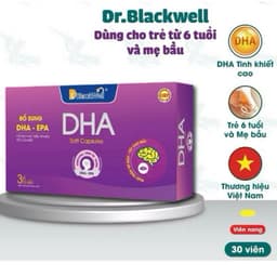 DrBlackwell DHA ( 30 viên)-Bổ sung DHA,EPA,hỗ trợ phát triển,duy trì chức năng não bộ, "Kiu Kiu Shop " 1