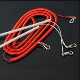 Dây Bảo Hiểm Cần Câu Tay dạng lò xo , Có size 5m 8m 10m 15m 20m , giúp giữ cần tránh bị kéo mất .Fishing 4