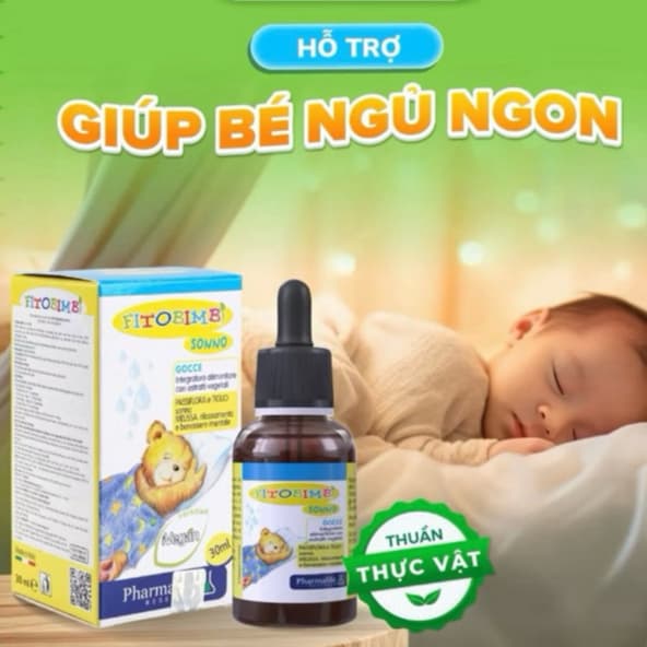 Fitobimbi Sonno – Bé ngủ ngon suốt đêm, không quấy khóc, giấc ngủ an lành từ thảo mộc châu Âu.