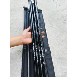(Siêu Rẻ) Cần Câu Tay Shimano(Cần Da) Chuyên Câu Rô/Trê/Phi. Tặng Kèm Phao Lưỡi Chì Tóm Sẵn Fishing 1