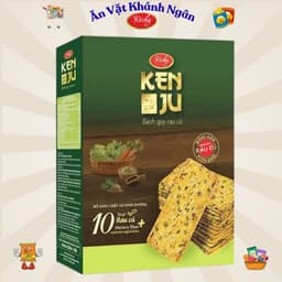 Bánh Quy Richy Kenju Vị Hành Kem Dẻo, Vị Rau Củ - HÀNG CHÍNH HÃNG 2