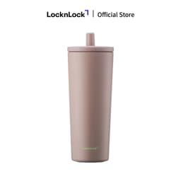 Bình giữ nhiệt LocknLock Pop Up Straw Ceramic Tumbler LHC4156 phủ sứ 740ml kèm ống hút - 4 màu 2