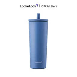 Bình giữ nhiệt LocknLock Pop Up Straw Ceramic Tumbler LHC4156 phủ sứ 740ml kèm ống hút - 4 màu 3