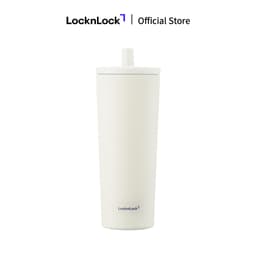 Bình giữ nhiệt LocknLock Pop Up Straw Ceramic Tumbler LHC4156 phủ sứ 740ml kèm ống hút - 4 màu 5