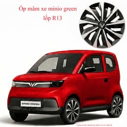 [ Minio Green - VF2 xe Điện ] Ốp lazang R13 ốp mâm ô tô Điện minio Green / VF2 cỡ lốp R13 inch phụ kiện làm đẹp mâm xe 5