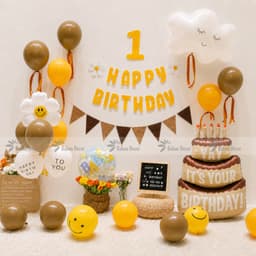 Set bóng trang trí sinh nhật phong cách Hàn Quốc 3