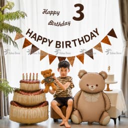 Set bóng trang trí sinh nhật phong cách Hàn Quốc 4