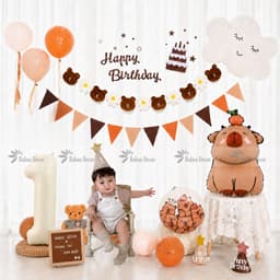 Set bóng trang trí sinh nhật phong cách Hàn Quốc 5