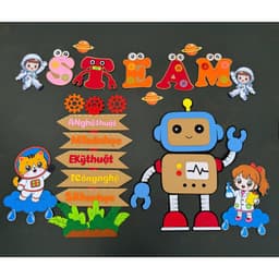 đồ chơi mầm non DIỆN THUÝ sp rôbot steam 2025 2