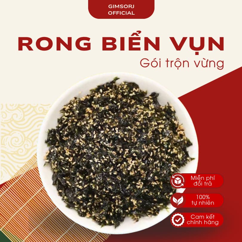 [Chính Hãng] Rong Biển Ăn Liền Trộn Vừng Chaewoo Nhật An Food – Không Chất Bảo Quản, Không Phẩm Màu, Tiện Lợi
