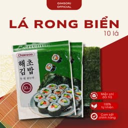 Lá Rong Biển - Nhật An Food - Rong Biển Hàn Quốc Chuẩn Vị, Dùng Cho Kimbap, Cơm Cuộn - Gói 5 Lá, 10 Lá 9