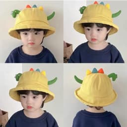 [4 tuổi-10 tuổi]Mũ vành KHỦNG LONG-Thời trang trẻ em 1