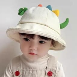 [4 tuổi-10 tuổi]Mũ vành KHỦNG LONG-Thời trang trẻ em 2