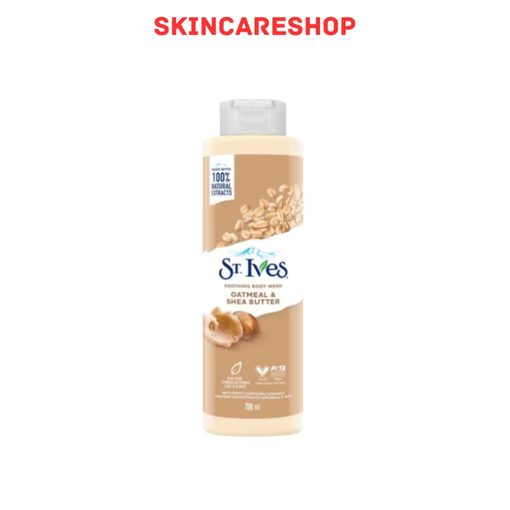 Sữa Tắm St.ives Soothing Body Wassh Oatmeal & Shea Butter 700ml