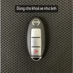 Ốp Chìa Khóa Xe Nissan Smartkey 3 Nút TPU Dành Cho Navara, Almera, Kicks, X-Trail, Terra,... KeyChill 2