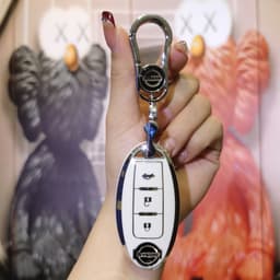Ốp Chìa Khóa Xe Nissan Smartkey 3 Nút TPU Dành Cho Navara, Almera, Kicks, X-Trail, Terra,... KeyChill 6