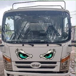 Tem dán decal mắt đại bàng trang trí Ô Tô, Xe Tải, Xe Máy ( mắt cú, mắt quỷ ) SL : 1 Đôi 3