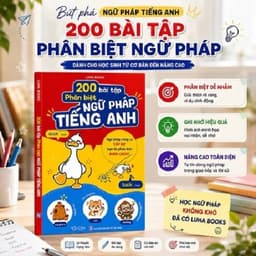 Sách - 200 Bài Tập Phân Biệt Ngữ Pháp Tiếng Anh (in màu) 2