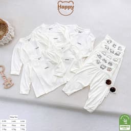 Áo Dài Tay Giữ Nhiệt Cho Bé Happykids Mềm mại, thoải mái cho bé../., 6