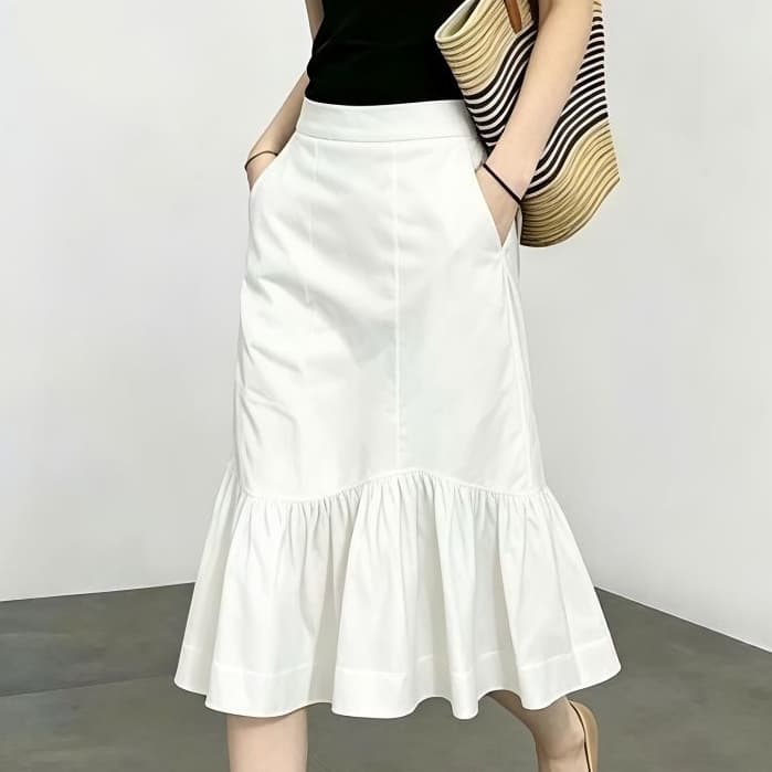 Thời trang công sở-chân váy a dáng dài. rất tinh tế,cổ điển và hiện đại,tôn lên vẻ đẹp nữ tính và sang trọng cv-15
