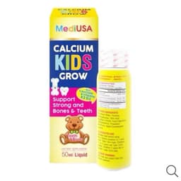 Calcium Kids Grow MediUSA (50ml/chai x3 chai) - Bổ sung Canxi, Vitamin K2 cho bé 2