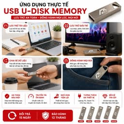 USB 2.0 Kim Loại MX U-DISK MEMORY 4GB/8GB/16GB/32GB/64GB - USB Lưu Trữ Dữ Liệu Tốc Độ Ổn Định, Tương Thích Laptop, PC 5