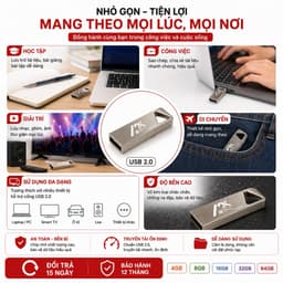USB 2.0 Kim Loại MX U-DISK MEMORY 4GB/8GB/16GB/32GB/64GB - USB Lưu Trữ Dữ Liệu Tốc Độ Ổn Định, Tương Thích Laptop, PC 6