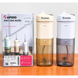 Máy Tăm Nước Cầm Tay Rapido RW200 4 chế độ xịt, chống nước IPX7 pin sạc dùng 30 ngày BH 12 tháng 4