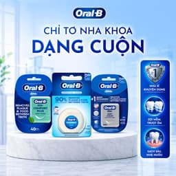 Combo Chỉ Nha Khoa ORAL-B Glide Hương Bạc Hà- Cho Răng Sạch Sẽ Và Cảm Giác Dễ Chịu- Hộp 40m 1