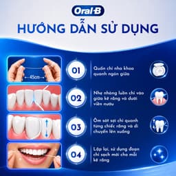 Combo Chỉ Nha Khoa ORAL-B Glide Hương Bạc Hà- Cho Răng Sạch Sẽ Và Cảm Giác Dễ Chịu- Hộp 40m 7