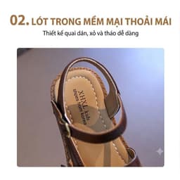 Dép Sandal Bé Gái Mùa Hè Quai Hậu Đẹp, Phong Cách Dễ Thương Mới Nhất 2026 [9992] 7