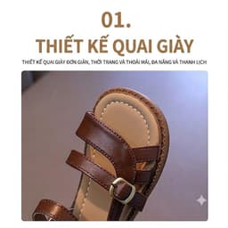 Dép Sandal Bé Gái Mùa Hè Quai Hậu Đẹp, Phong Cách Dễ Thương Mới Nhất 2026 [9992] 6