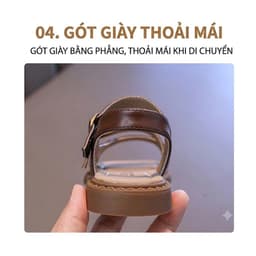 Dép Sandal Bé Gái Mùa Hè Quai Hậu Đẹp, Phong Cách Dễ Thương Mới Nhất 2026 [9992] 9
