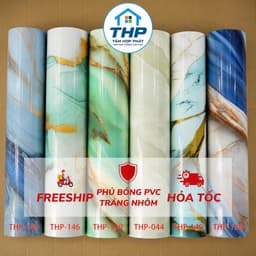 [Combo 10 cuộn] Xốp pvc vân gỗ lam sóng , vân đá cẩm thạch mỗi cuộn dài 3m rộng 60cm 8