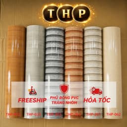 [Combo 10 cuộn] Xốp pvc vân gỗ lam sóng , vân đá cẩm thạch mỗi cuộn dài 3m rộng 60cm 1