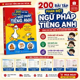 Sách - 200 Bài Tập Phân Biệt Ngữ Pháp Tiếng Anh (in màu) 1