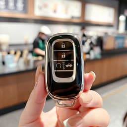 Ốp Chìa Khóa Xe Honda Smartkey TPU Dành Cho Civic 2024-2026, CR-V 2024-2026 Chống Trầy Xước, Va Đập, Chuẩn Form Zin 3