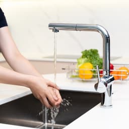 Vòi rửa bát dây rút Nobinox BIANCO NX601 | 2 chế độ xả, xoay 360 độ, chiều cao 32cm 6