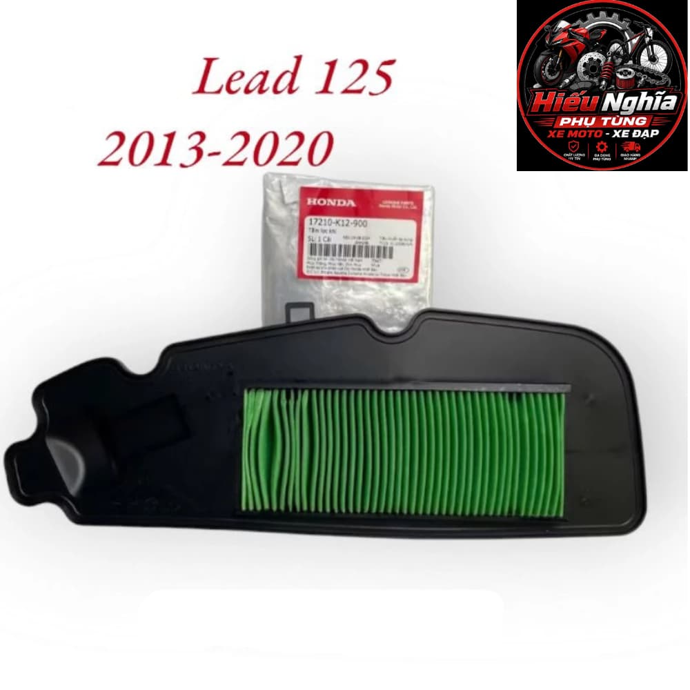 Lọc Gió Lead 125 Đời 2012 - 2021 Chính Hãng Honda - Mã 17210-K12-900 (Tấm Lọc Khí)