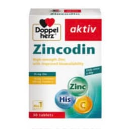 Zincodin Doppelherz - Hộp 30 viên -Viên uống bổ sung kẽm, Hỗ trợ duy trì và cải thiện sức khỏe< BUNBUN SHOP 20 1