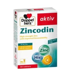 Zincodin Doppelherz - Hộp 30 viên -Viên uống bổ sung kẽm, Hỗ trợ duy trì và cải thiện sức khỏe< BUNBUN SHOP 20 2