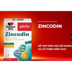 Zincodin Doppelherz - Hộp 30 viên -Viên uống bổ sung kẽm, Hỗ trợ duy trì và cải thiện sức khỏe< BUNBUN SHOP 20 6
