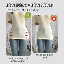 Quần Độn Mông Và Hông Dáng Ngắn Mút 1cm May Liền Quần Không Lo Lộ Viền Lê Ngọc 494 9