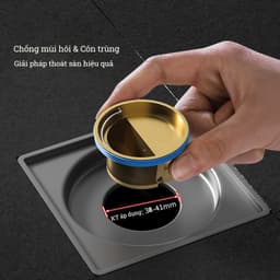Nắp cống ngăn mùi thông minh. Nắp Chặn Cống Thoát Nước Sàn Nhà Tắm Chống Côn Trùng Chống Mùi Hôi Tiện Dụng 4