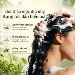 Xà Phòng Gội Đầu Thảo Mộc Hà Thủ Ô Donan Giảm Gãy Dụng, Sạch Gàu Hết Ngứa, Mọc Tóc Nhanh 3