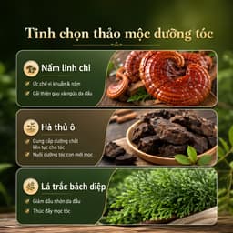 Xà Phòng Gội Đầu Thảo Mộc Hà Thủ Ô Donan Giảm Gãy Dụng, Sạch Gàu Hết Ngứa, Mọc Tóc Nhanh 5