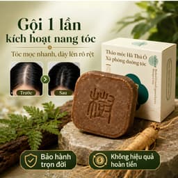 Xà Phòng Gội Đầu Thảo Mộc Hà Thủ Ô Donan Giảm Gãy Dụng, Sạch Gàu Hết Ngứa, Mọc Tóc Nhanh 1