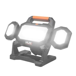Thân Đèn Chiếu Sáng HUKAN G3-GZ037, Ánh Sáng Trằng Lạnh 6500k, 3 Đèn Gập Mở, Chân Pin Phổ Thông 3