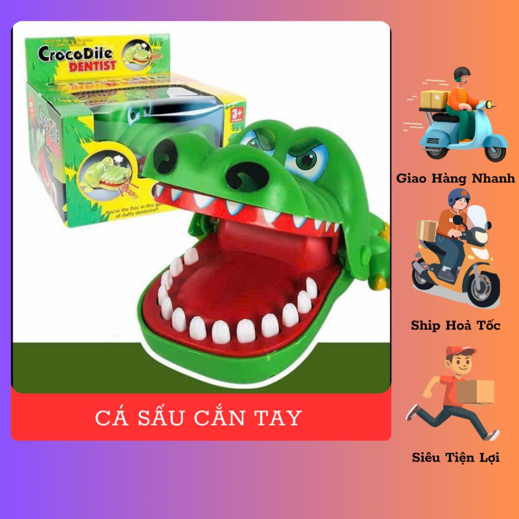 [ Vui Nhộn ]CÁ SẤU CẮN TAY – TRÒ CHƠI VUI NHỘN CHO CẢ GIA ĐÌNH 🐊